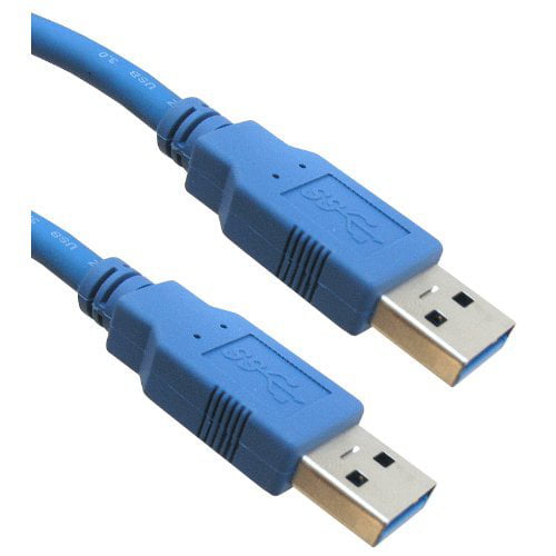 Type A Male/Type A Male Blue Offex USB 3.0 Cable 10 Foot 